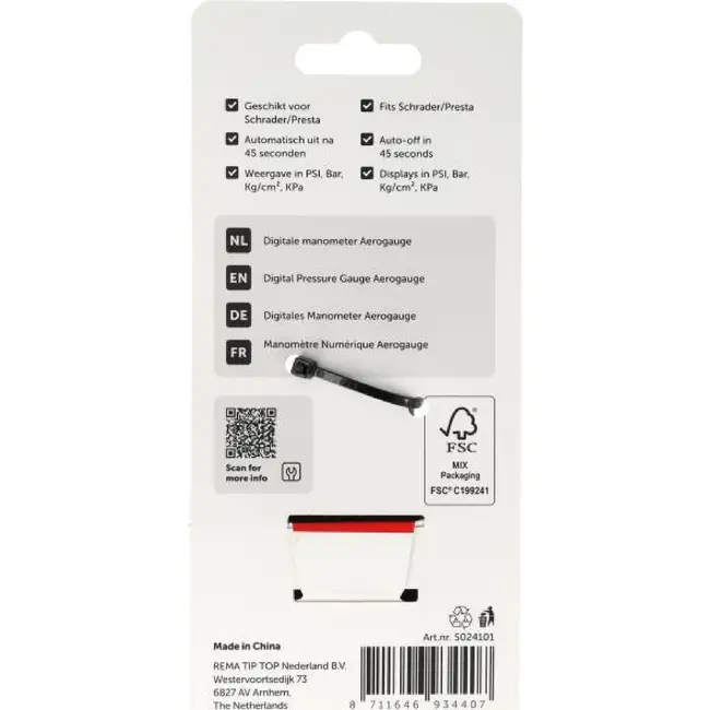 Simson Digitale manometer Aerogauge