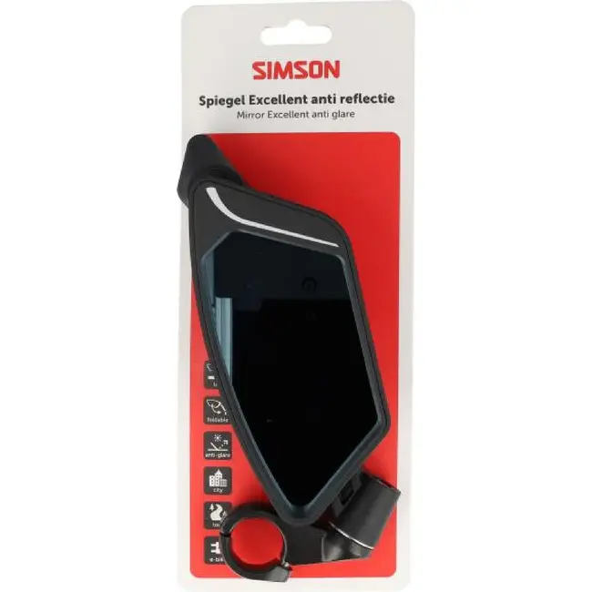 Simson Spiegel "excellent", anti reflecterend