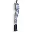 standaard. Zilver, verstelbaar 12-24", max belasting 25kg (werkplaatsverpakking)