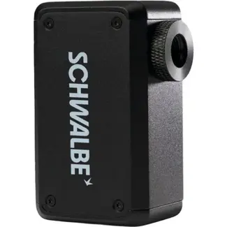 Schwalbe Elektrische minipomp 8,3 bar met digitaal display en USB-C voor fietsbanden onderweg zwart
