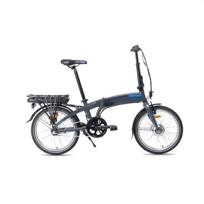 E-Vouwfiets 20" Donker Grijs Shimano Nexus 3