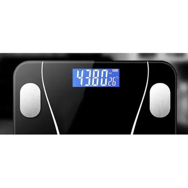 Ruhhy Analytische Badkamerweegschaal LCD - Volg Uw Gezondheid Precies - Max 180 kg