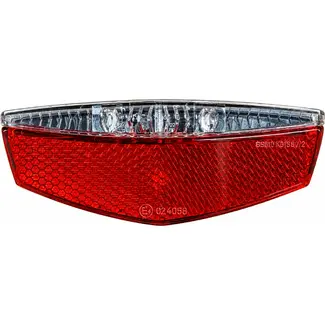 Falkx LED achterlicht - E-bike 6V - Naafdynamo compatibel - Montage 50-80mm - Verhoogde zichtbaarheid