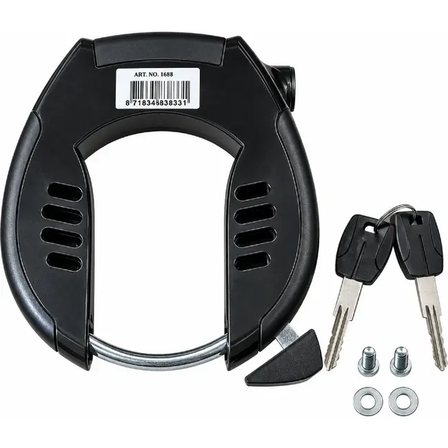 Falkx Extra sterk ringslot - Weerbestendig - Inclusief 2 sleutels - Gehard staal - Anti-roest coating