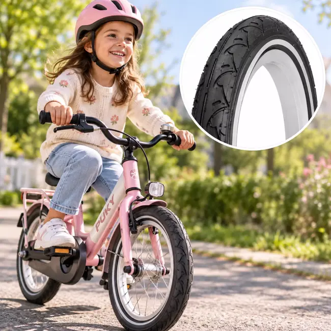 Kenda Buitenband 16 x 1,75 zwart met reflectie, model K909A en ETRTO 47-305 voor passende fietsen