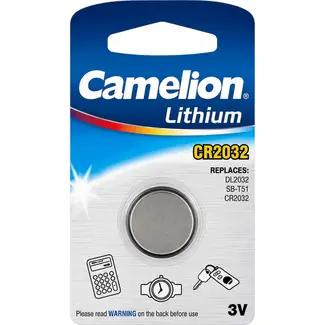 Camelion Qd0404a Batterij Knoopcel cr-2032 Lithiu - voor elektrische klussen - voor montage en aansluiting