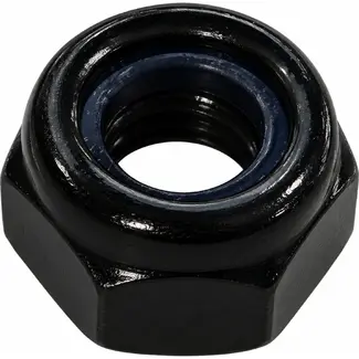 Bofix Borgmoer M10 zwart met borgende kunststofring voor montage