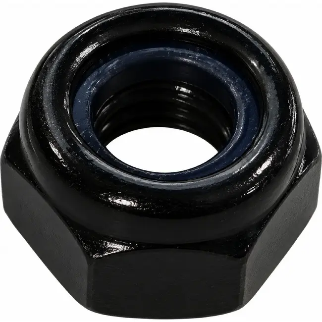 Bofix Borgmoer M10 zwart met borgende kunststofring voor montage