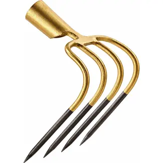 Talen Tools Mesthaak 4 Tanden Los - Perfect voor Mest en Waterplanten - Robuust Staal