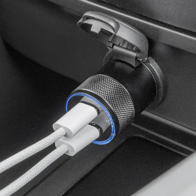 ProPlus Krachtige USB-C snellader - 60W - 3100mA - 12V/24V compatibel - Voor auto