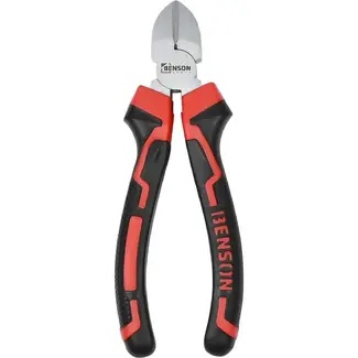 Benson Zijsnijtang - Comfortabele grip - Hoogwaardig metaal - 160 mm - Rood