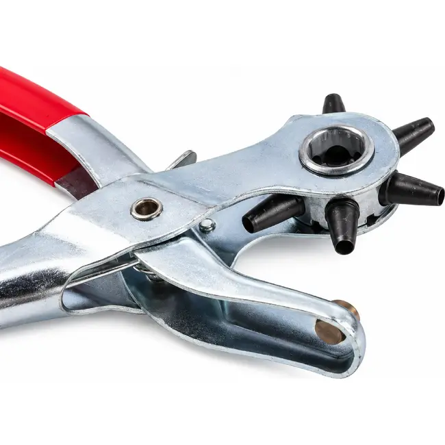 Benson Gatentang set - Revolvertang - Inclusief 3 accessoires - Rood - 3-delig