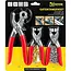 Benson Gatentang set - Revolvertang - Inclusief 3 accessoires - Rood - 3-delig