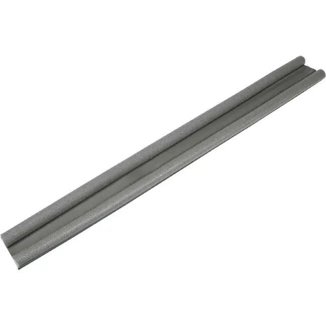 Benson Dubbele tochtrol - 95 cm - grijs - eenvoudig aanpasbaar - effectieve isolatie