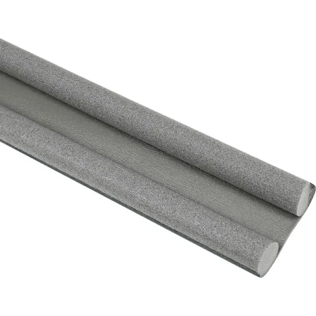 Benson Dubbele tochtrol - 95 cm - grijs - eenvoudig aanpasbaar - effectieve isolatie