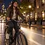 Simson Koplamp zwart op batterij - model Luxurious voor gebruik als fietsverlichting aan de voorzijde