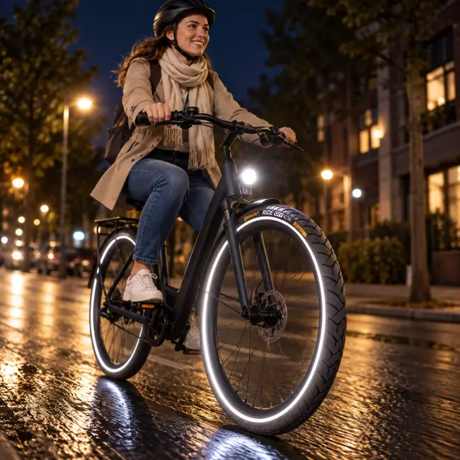 Continental Buitenband 28 x 1,75 zwart - Ride City ETRTO 47-622 met reflectie voor e-bikes tot 25 km/u