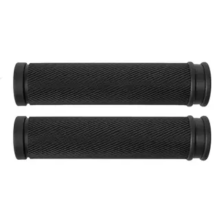 M-Wave Slick handvatten zwart, Lengte:130/130mm. per stel
