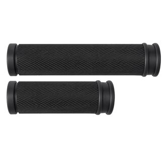 M-Wave Slick handvatten zwart, Lengte:130/85mm. per stel