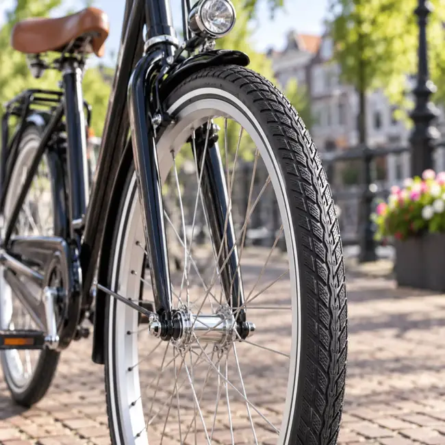 Vee Rubber Buitenband 28 x 1,60 zwart-wit - Vee Rubber 447 met ETRTO 42-622 inclusief binnenband