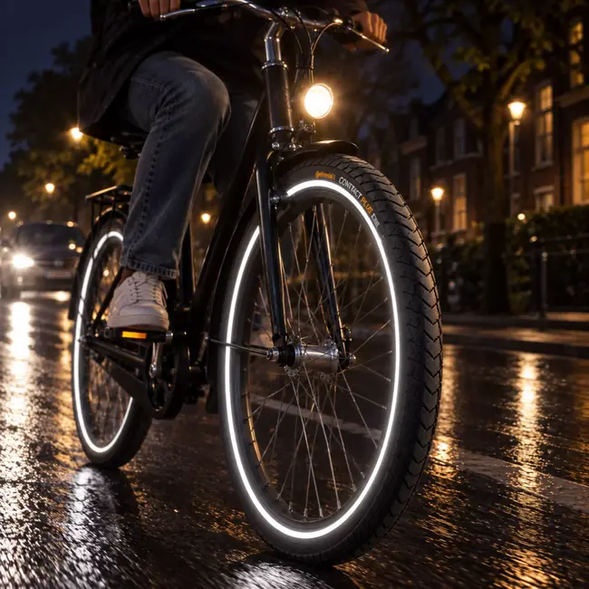Continental Buitenband 28 x 1,60 zwart - 42-622 met reflectie en geschikt voor e-bikes tot 50 km/u