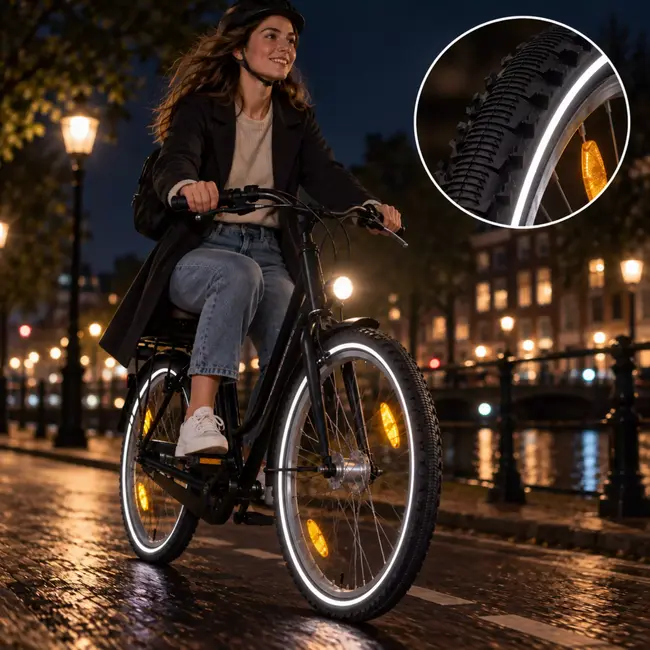 Vee Rubber Buitenband 26 x 2,00 zwart-wit - VRB185 met ETRTO 50-559 inclusief DV-binnenband voor fiets