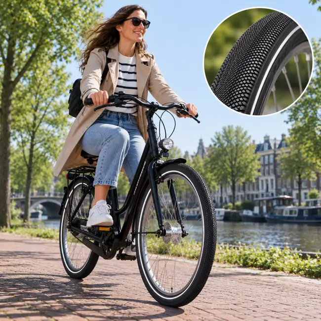 Vee Rubber Buitenband 26 x 2,00 zwart - VRB316 met ETRTO 50-559 en reflecterende zijwand voor fiets