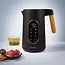 TIROSS Waterkoker 1,7 l met temperatuurregeling en houtlook ontwerp