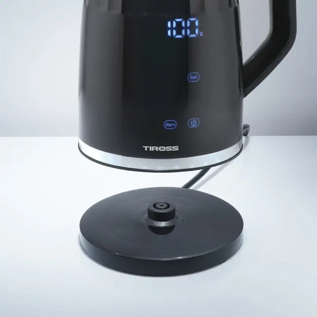 TIROSS Waterkoker 1,7 l met temperatuurregeling en vier standen