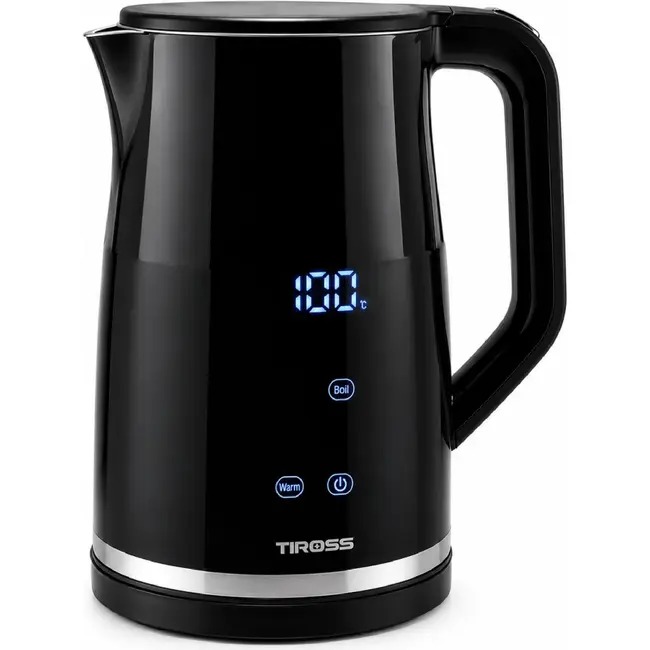 TIROSS Waterkoker 1,7 l met temperatuurregeling en vier standen