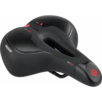 Wittkop Gelzadel voor stadsfietsen - Drie-zone comfort - 210x260 mm - Zwart