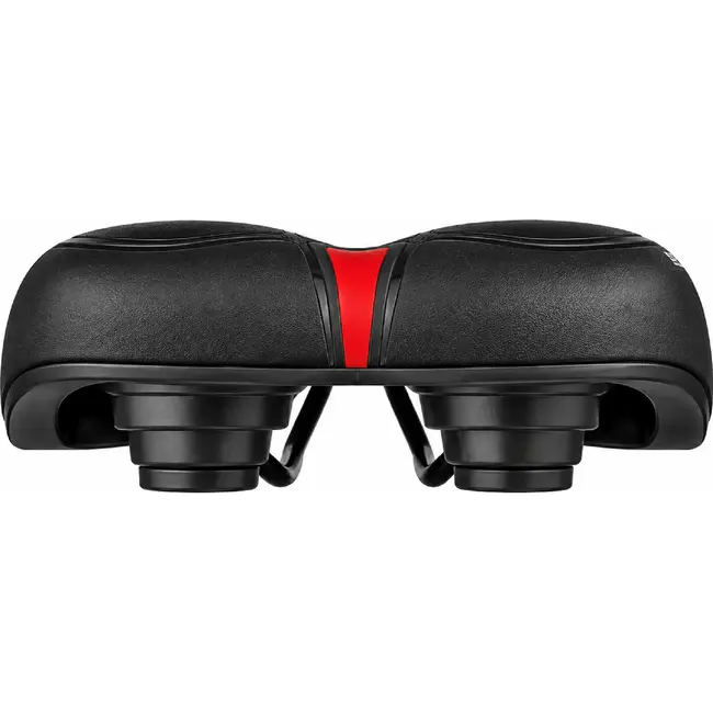 Wittkop Gelzadel voor stadsfietsen - Drie-zone comfort - 210x260 mm - Zwart
