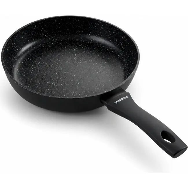 TIROSS Granieten koekenpan 28 cm met GREBLON laag voor inductie