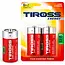 TIROSS D R20P zink-koolstof batterijen 1,5 V - verpakking met 2 stuks