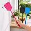 Falkx Vliegenmepper set 3 stuks - roze, zwart en blauw voor gebruik in huis, tuin en op balkon