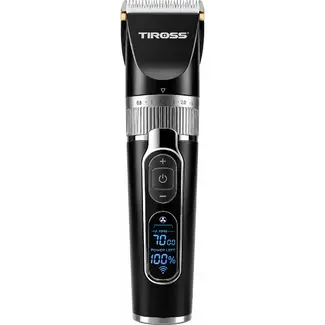 TIROSS Tondeuse met keramisch mes, turbo en 180 min gebruiksduur