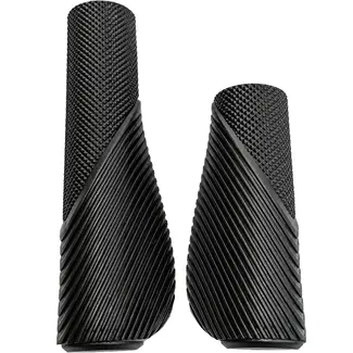 Falkx Handvatten - Zwart - Ergonomisch - 92/135mm - Fietsaccessoire