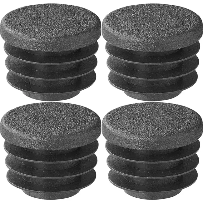ProPlus Tentdoppen - Kunststof - Ø 22 mm - Zwart - 4 stuks