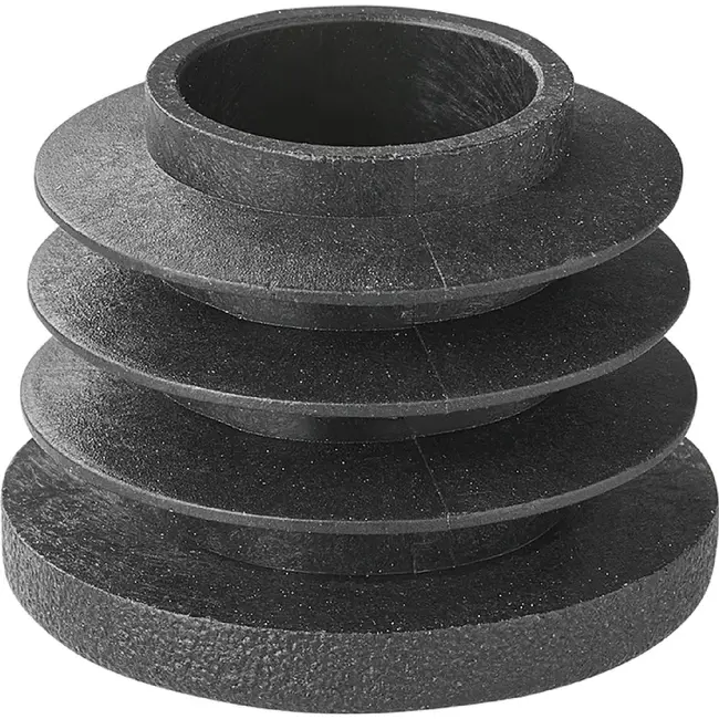 ProPlus Tentdoppen - Kunststof - Ø 22 mm - Zwart - 4 stuks