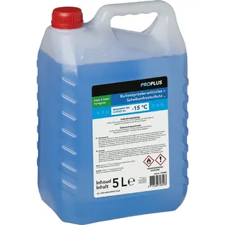 ProPlus Ruitensproeiervloeistof antivries - kant-en-klaar tot -15°C - 5 liter