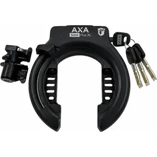 AXA Ringslot met Bosch BES 3 accuslot zwart, inclusief 4 sleutels en Block XXL uitvoering