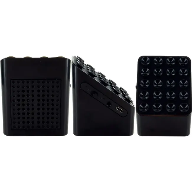 Benson Bluetooth luidspreker met telefoonhouder - 3W - 10m bereik - snelle laadtijd - compact - zwart
