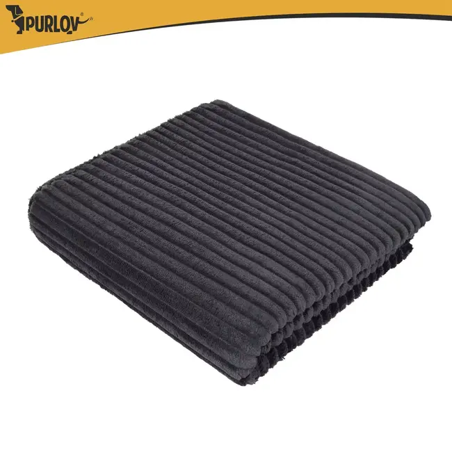 Trizand Warmte-isolerende hondenmat 100 x 70 cm - Zonder stroom, met antisliponderkant - Grijs