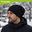 Trizand Wintermuts zwart met fleecevoering - Elastische beanie voor dames en heren, one size