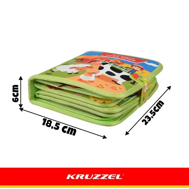 Kruzzel Montessori activiteitenboek boerderij - 10 pagina's met 20 activiteiten, vanaf 2 jaar