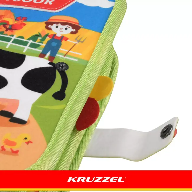 Kruzzel Montessori activiteitenboek boerderij - 10 pagina's met 20 activiteiten, vanaf 2 jaar