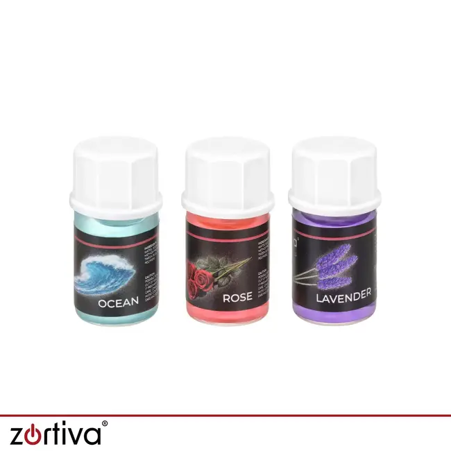 Zortiva Ultrasone luchtbevochtiger 400 ml - Geurverspreider met LED, timer en afstandsbediening