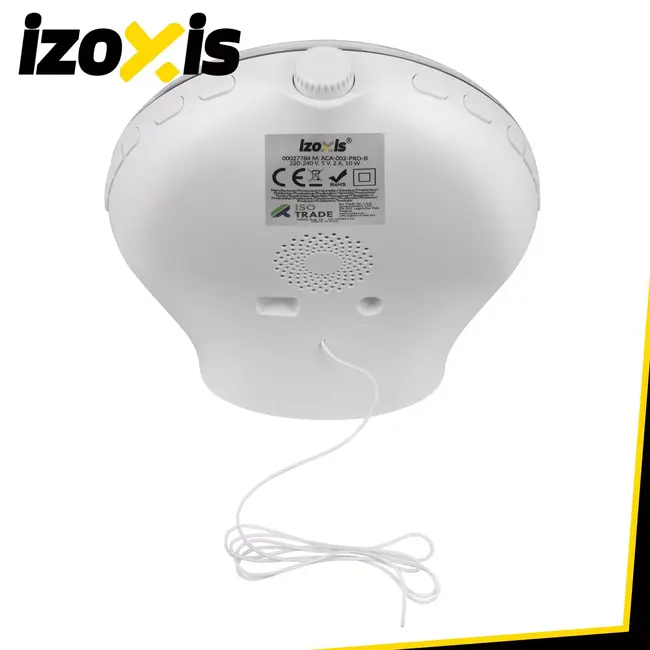 Izoxis Lichtwekker met zonsopgangsimulatie, FM-radio, 2 alarmen en 7 verschillende wekgeluiden
