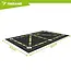 Trizand Voetbaltrainingsmat 60 x 90 cm met markeringen, antislip en tas voor techniektraining