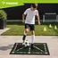 Trizand Voetbaltrainingsmat 60 x 90 cm met markeringen, antislip en tas voor techniektraining